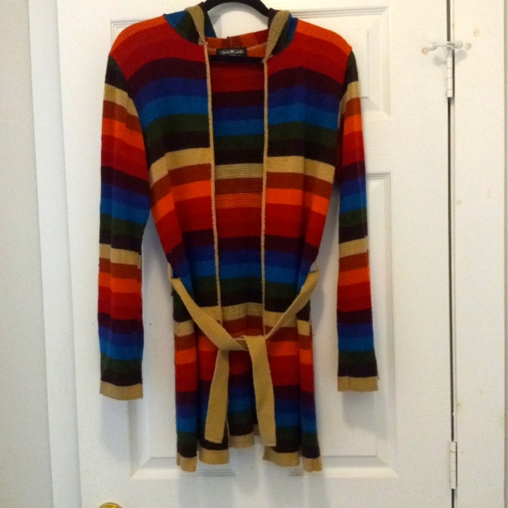 Sweater Wrap with Hood